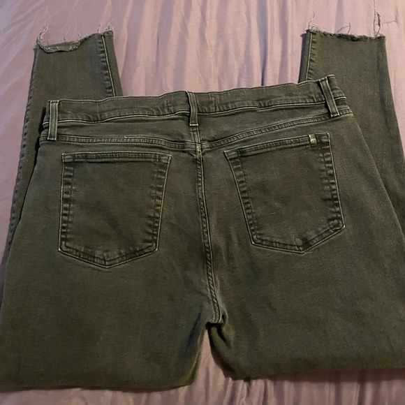 Joes Jeans Vintage Black Raw Hem Straight Leg Denim Jeans 38 Basic Comfy Casual - Picture 3 of 10